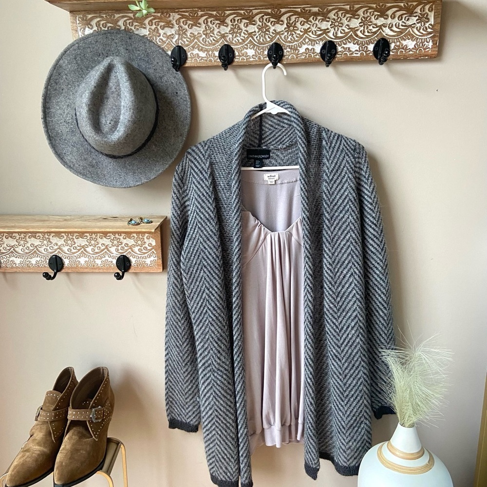 ANTHROPOLOGIE wool blend duster cardigan